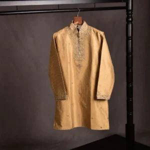 Men Embroidered Cotton Rayon Straight Kurta