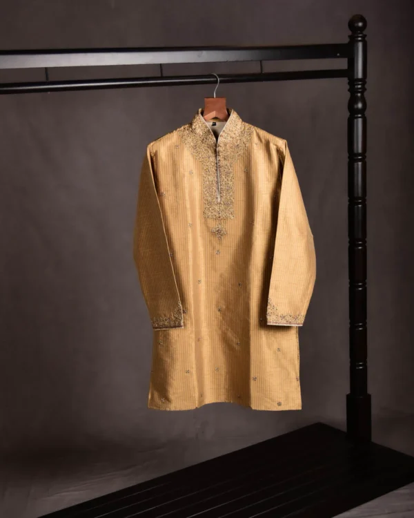 Men Embroidered Cotton Rayon Straight Kurta